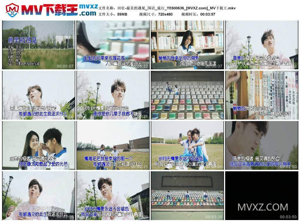 田壮-最美的遇见_国语_流行_YE600636